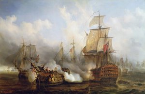 De Redoutable bij Trafalgar, 21 oktober 1805